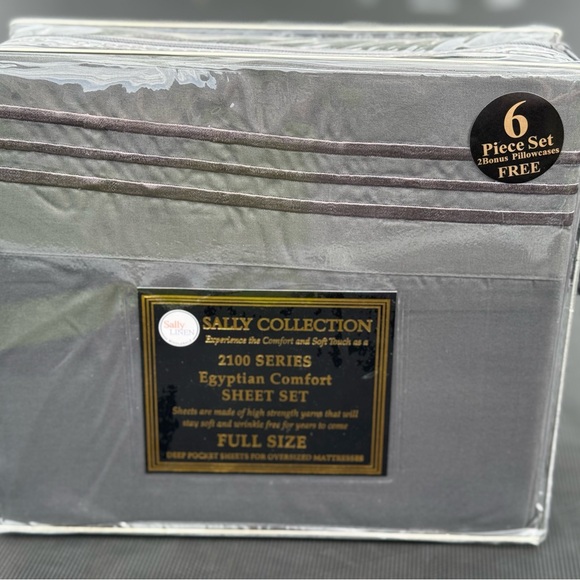 Full size bed sheets set, deep pocket,brand new,6PCS - Picture 4 of 5